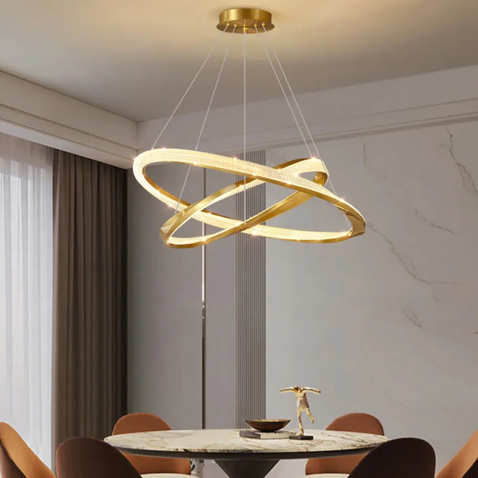 Gold Statement Pendant Light For Bedroom Arisha Metal Ip20