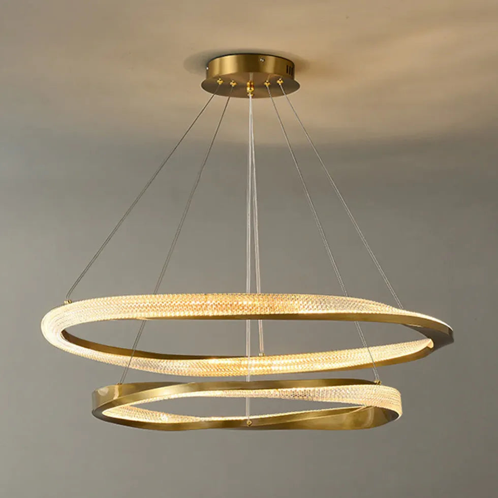 Gold Statement Pendant Light For Bedroom Arisha Metal Ip20