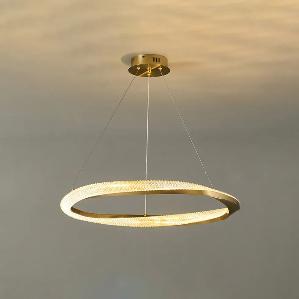 Gold Statement Pendant Light For Bedroom Arisha Metal Ip20