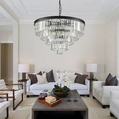 Black Traditional Chandeliers For Bedroom Arisha Crystal Ip20