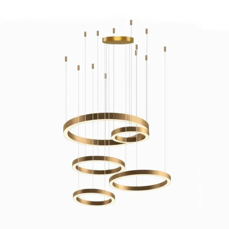 Gold Chandelier For Kitchen Avi Metal Led