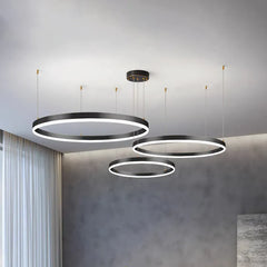 Chandelier For Bedroom Circle Arisha Metal Led Ip20 Warm White