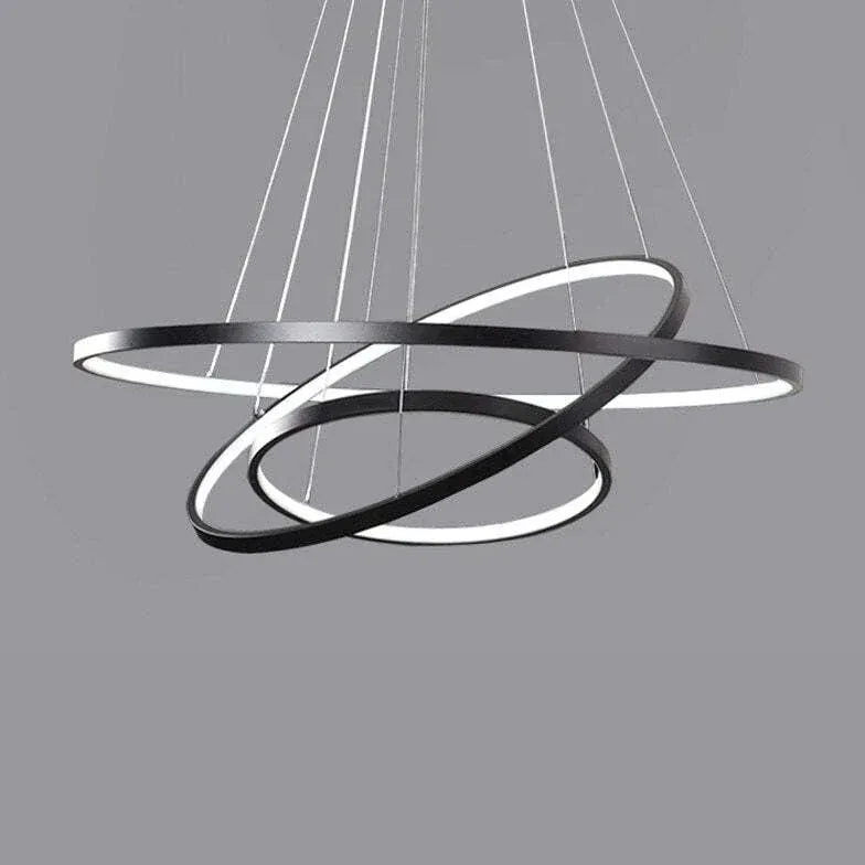 Black Arisha Pendant Light, Inner Ring