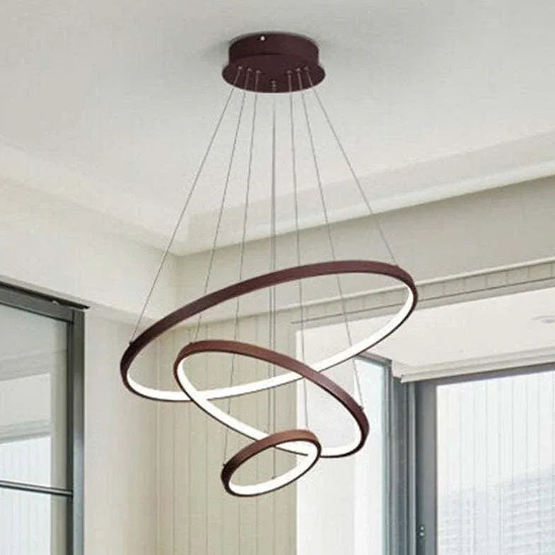 Black Arisha Pendant Light, Inner Ring