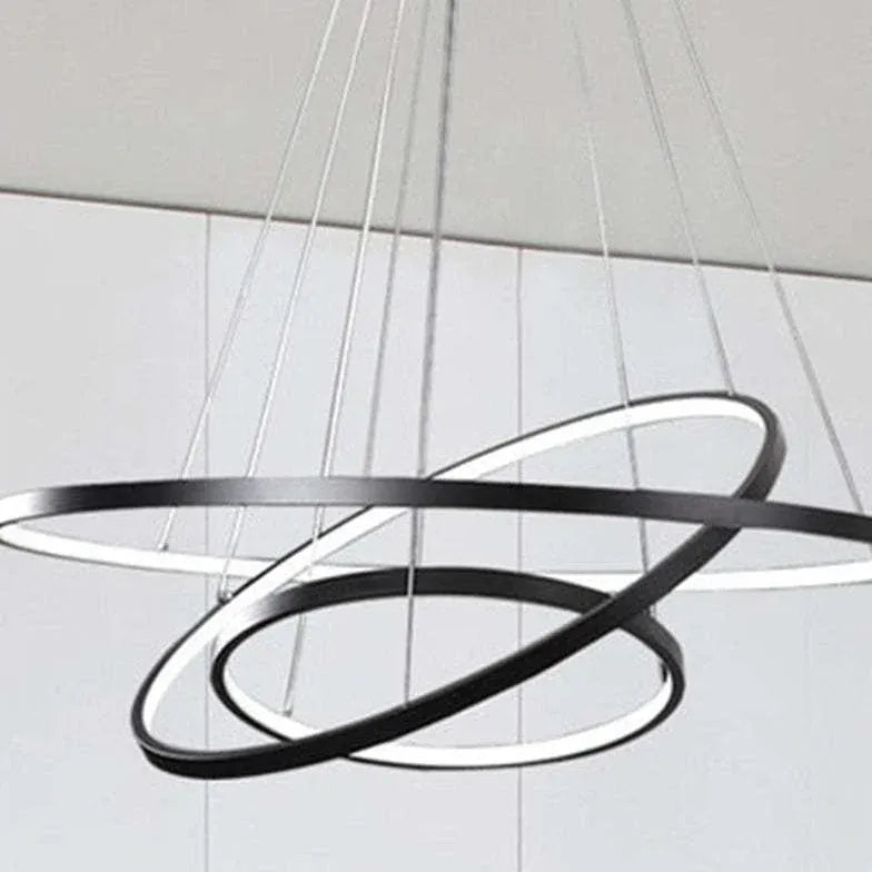 Black Arisha Pendant Light, Inner Ring