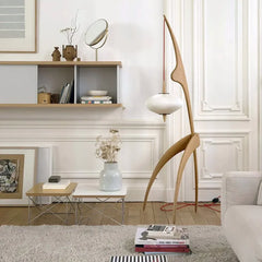 Floor Lamp For Study Room Renee Wood Warm White