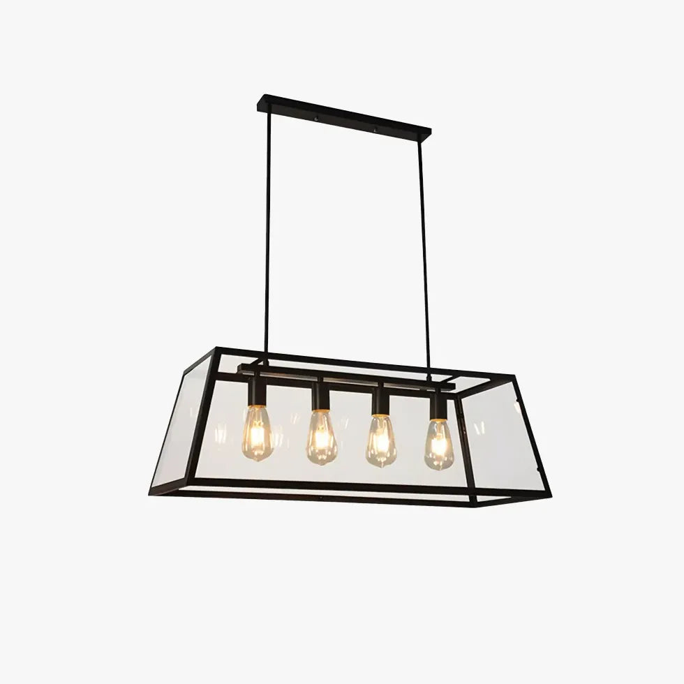 Black Chandelier For Kitchen Austin Metal Led Ip20