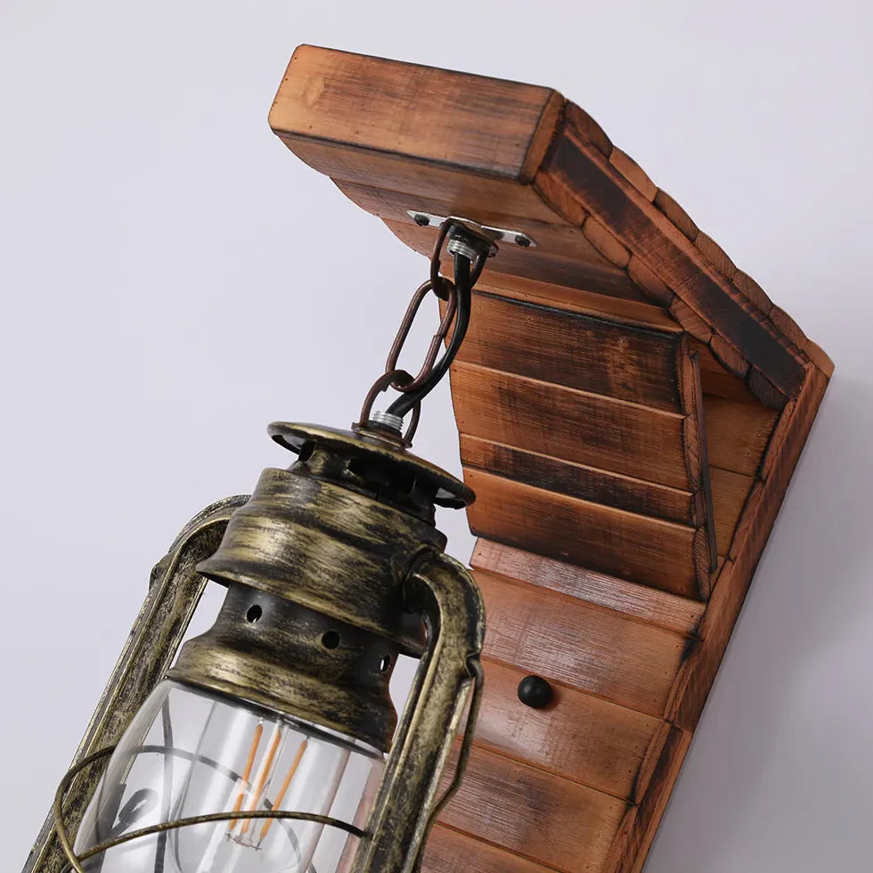 Lanterns For Bedroom Austin Pine Wood Ip20 Without Bulbs