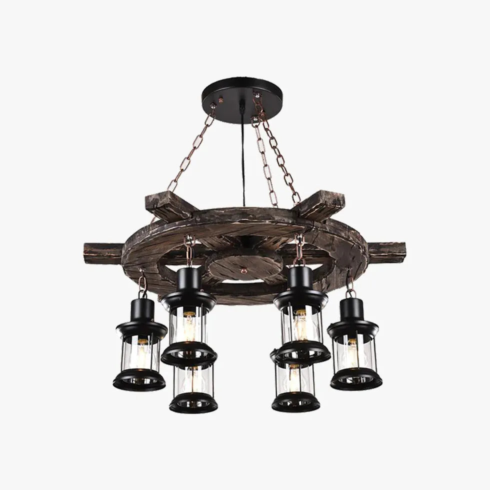 Statement Pendant Light For Living Room Austin Wood Ip20