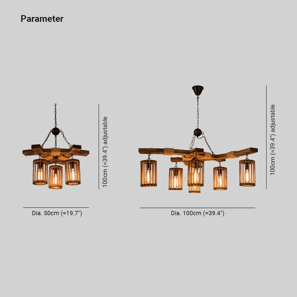 Statement Pendant Light For Living Room Austin Wood Without Bulbs Led Ip20