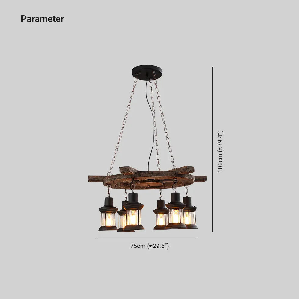 Statement Pendant Light For Bedroom Austin Pine Wood Led Without Bulbs Ip20