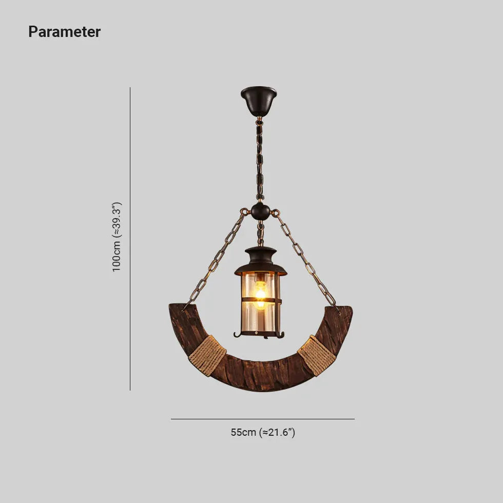 Light Single Pendant For Bedroom Austin Pine Wood Led Ip20