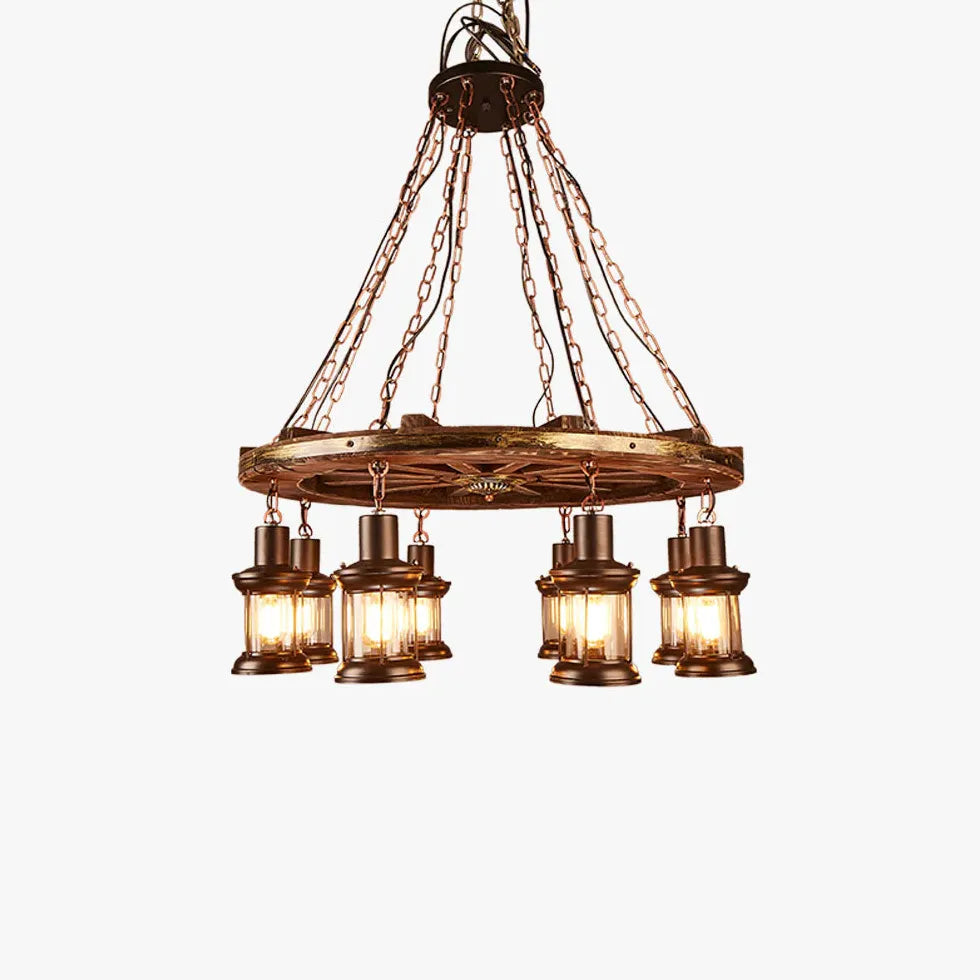 Statement Pendant Light For Bedroom Austin Pine Wood