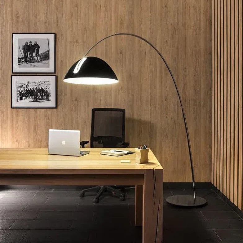 Black Floor Lamp For Study Room Avi Metal