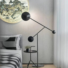 Black Floor Lamp For Bedroom Avi Metal Plug Ip20