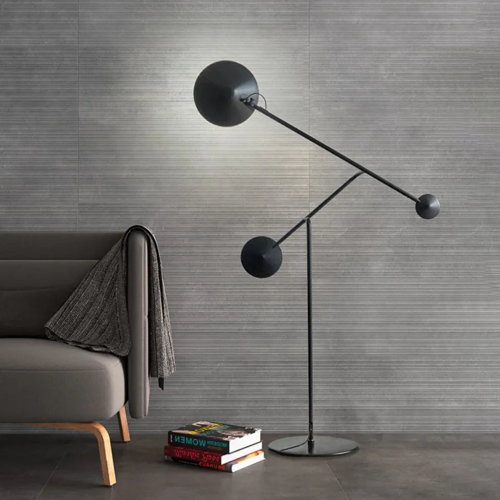 Black Floor Lamp For Bedroom Avi Metal Plug Ip20