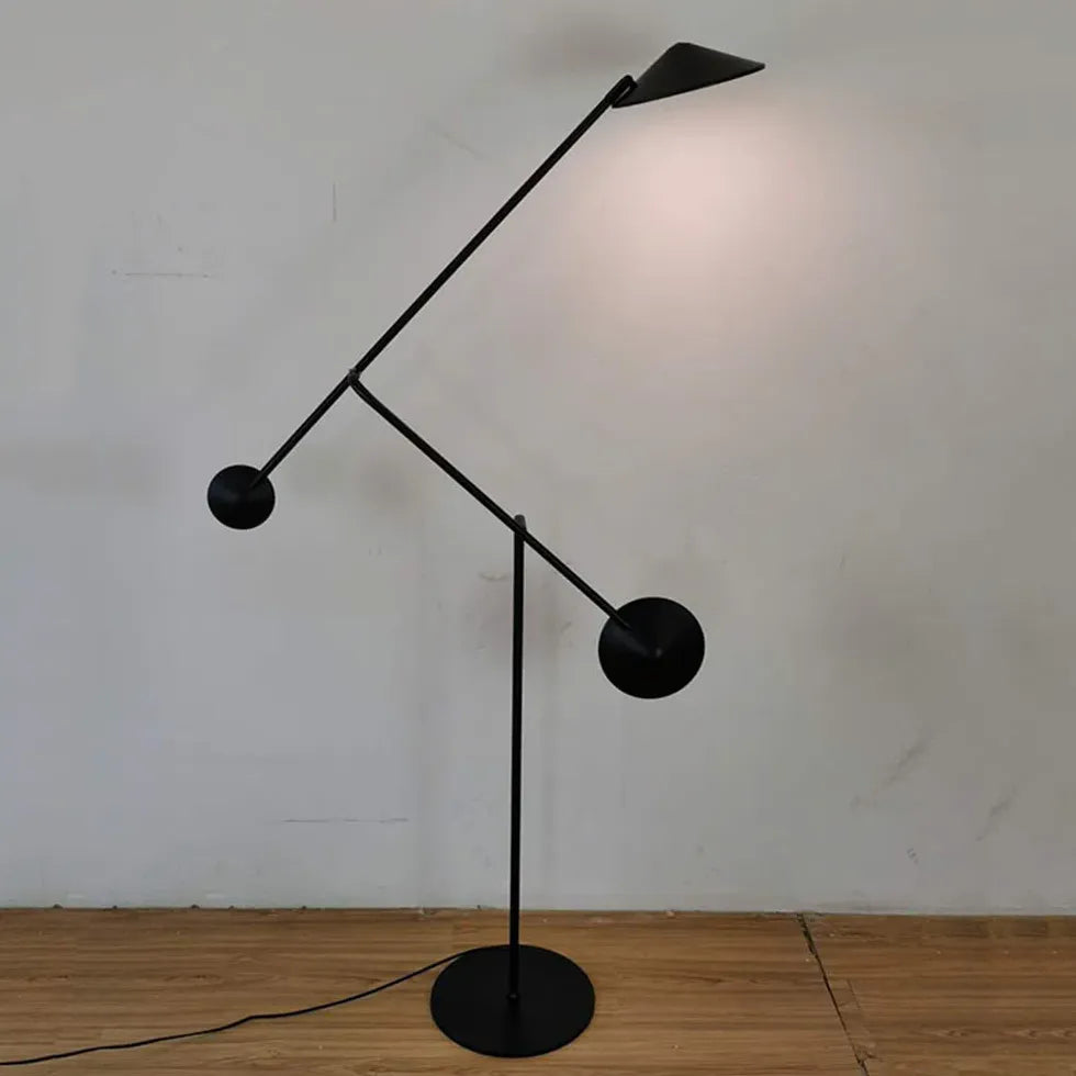 Black Floor Lamp For Bedroom Avi Metal Plug Ip20