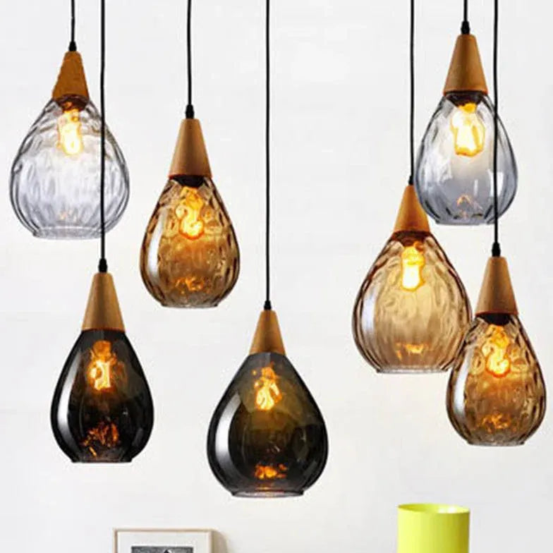 Avi Vintage Teardrop Pendant Light