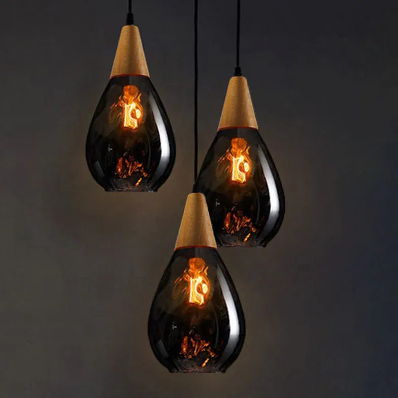 Avi Vintage Teardrop Pendant Light