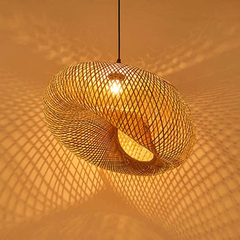 Pendant Light - Bamboo Rattan