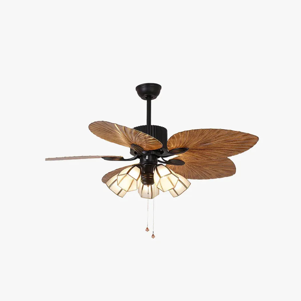 Ceiling Fan With Light For Study Room Bella Metal & Abs Ip20