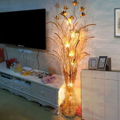 Gold Floor Lamp For Bedroom Bella Metal Led Without Bulbs Plug