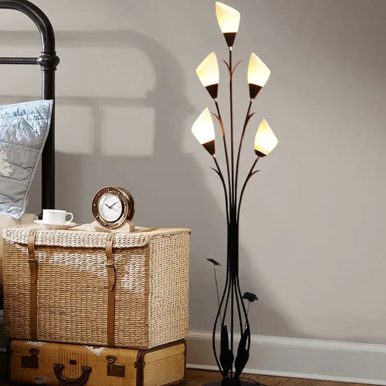 Black Floor Lamp For Bedroom Bella Metal Led Plug