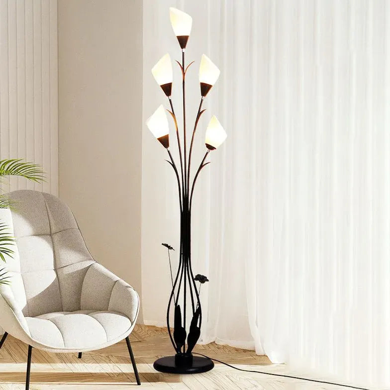 Black Floor Lamp For Bedroom Bella Metal Led Plug