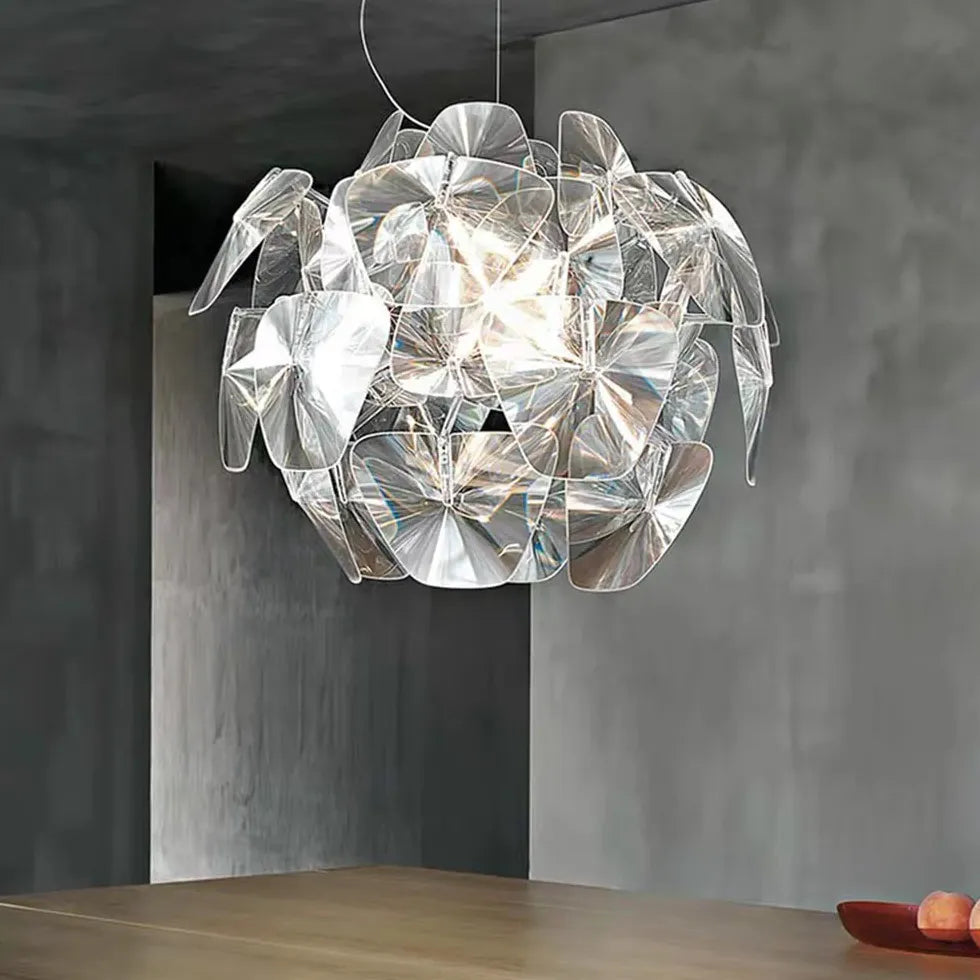 Chandelier For Bedroom Bella Metal & Pvc Warm White Ip20 Led