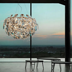 Chandelier For Bedroom Bella Metal & Pvc Warm White Ip20 Led