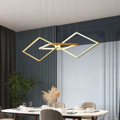 Black Chandelier For Office Bouvet Metal Led Ip20