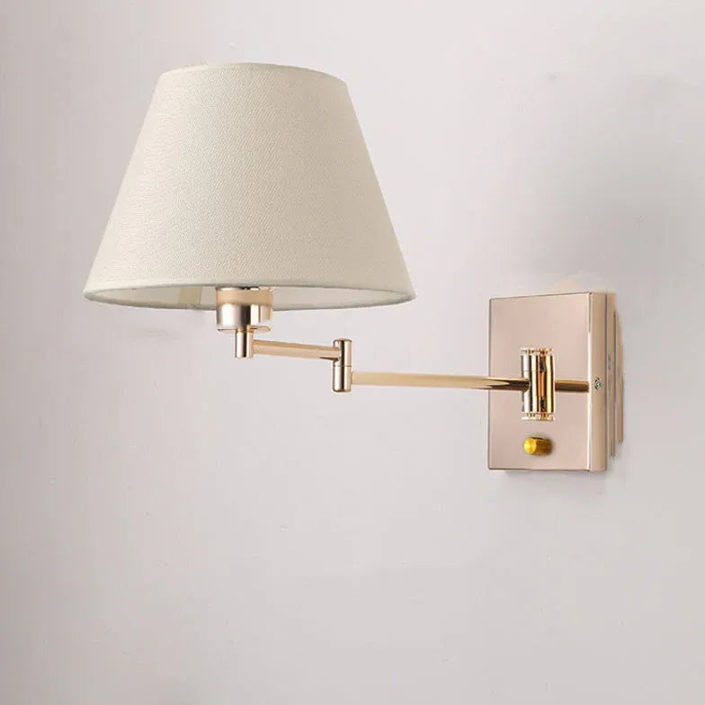 Single Arm Wall Light For Study Room Brady Metal Without Bulbs