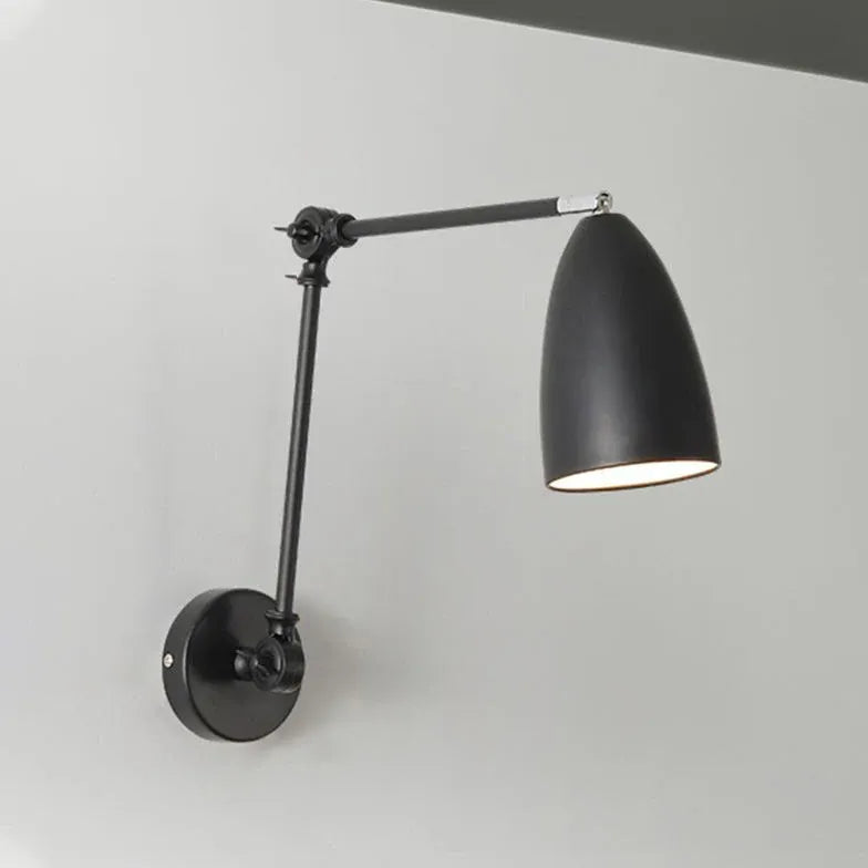 Black Reading Light For Bedroom Brady Metal Led