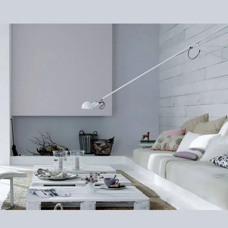 Black Single Arm Wall Light For Bedroom Brady Metal Led