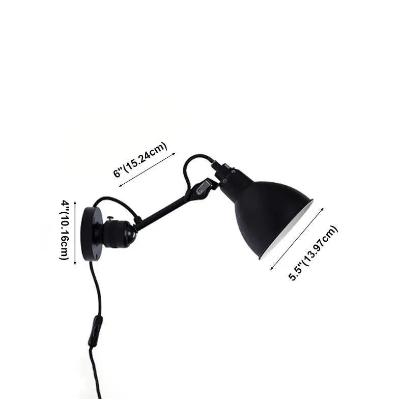 Black Reading Light For Bedroom Brady Metal Ip20 Led Plug In Electric