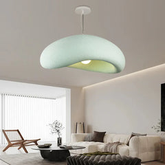 Blue Light Single Pendant For Study Room Byers Polystyrene Led Ip20