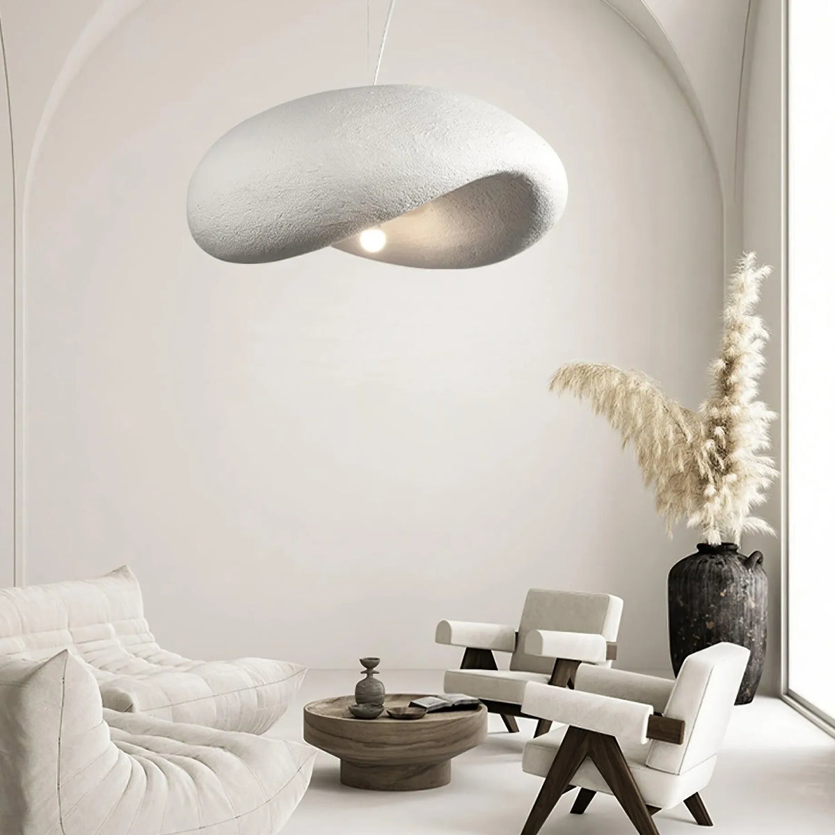 Light Single Pendant For Bedroom Byers Polystyrene Ip20 Led Without Bulbs