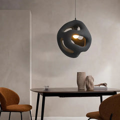 Black Statement Pendant Light For Bedroom Byers Metal Led Ip20