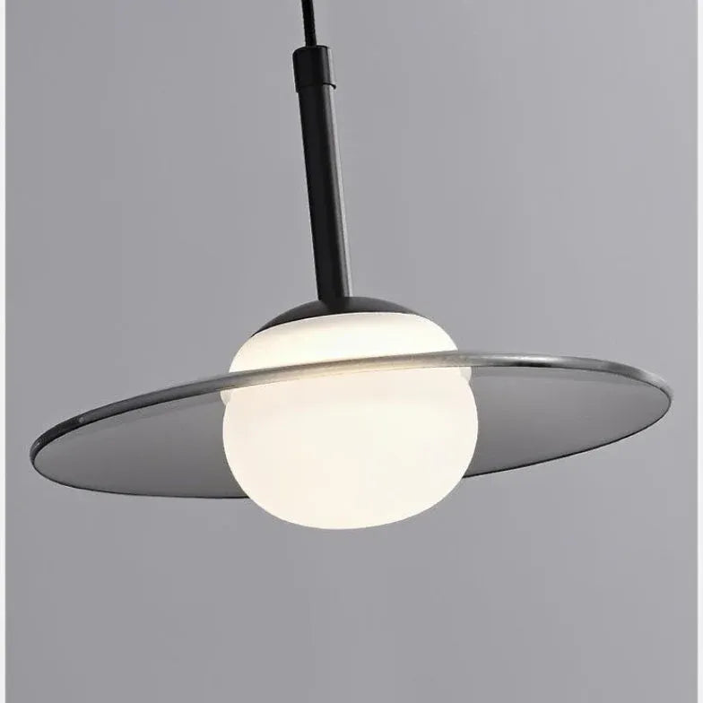 Light Single Pendant For Bedroom Cairns Metal & Glass Ip20 Led