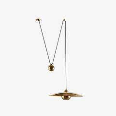 Gold Statement Pendant Light For Bedroom Cairns Metal