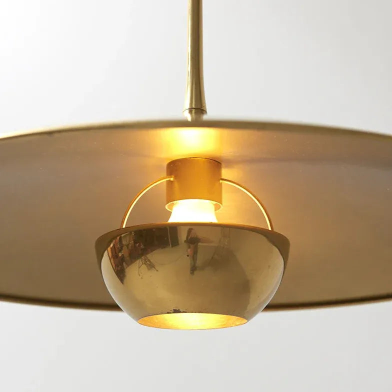 Gold Statement Pendant Light For Bedroom Cairns Metal