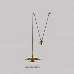 Gold Statement Pendant Light For Bedroom Cairns Metal