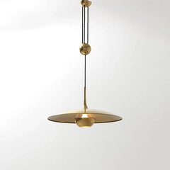 Gold Statement Pendant Light For Bedroom Cairns Metal