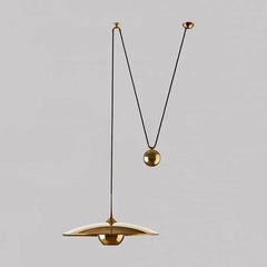 Gold Statement Pendant Light For Bedroom Cairns Metal