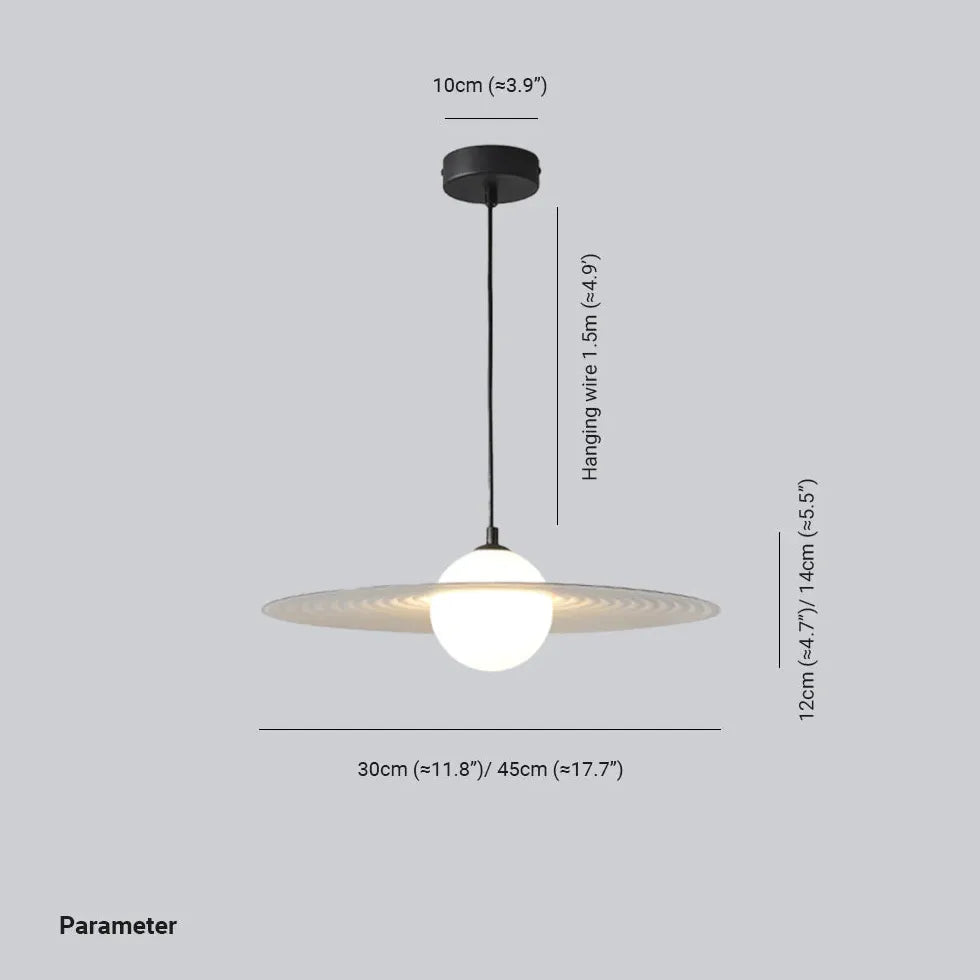 Black Statement Pendant Light For Bedroom Carins Metal Ip20