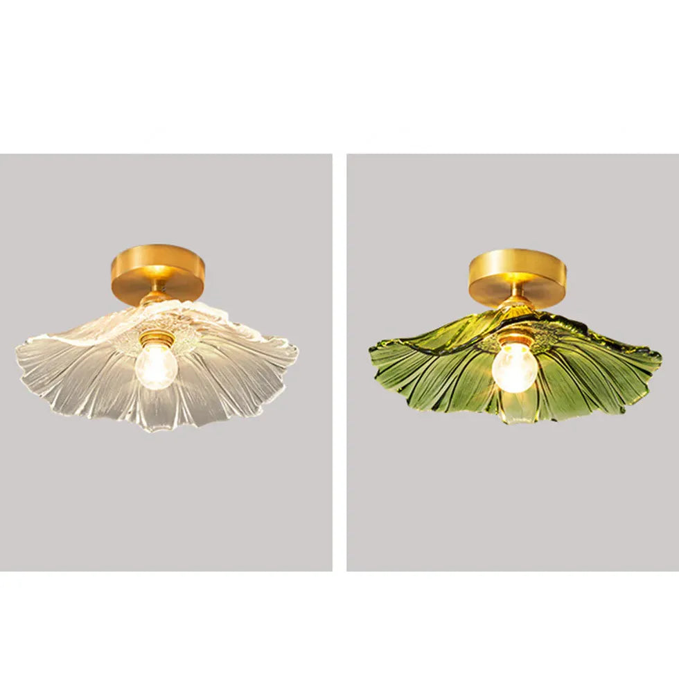 Green Light Single Pendant For Bedroom Carins Pure Copper Led Dimmable