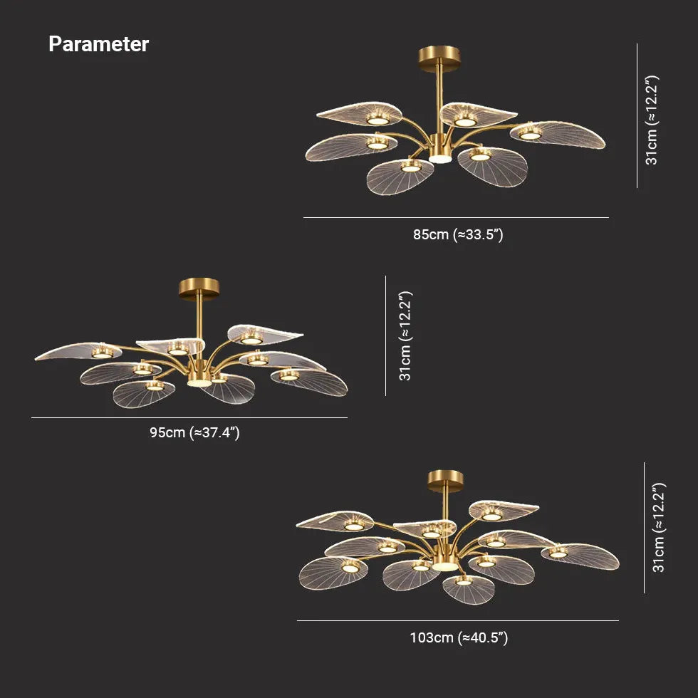 Gold Modern Chandeliers For Bedroom Carins Metal & Acrylic Led