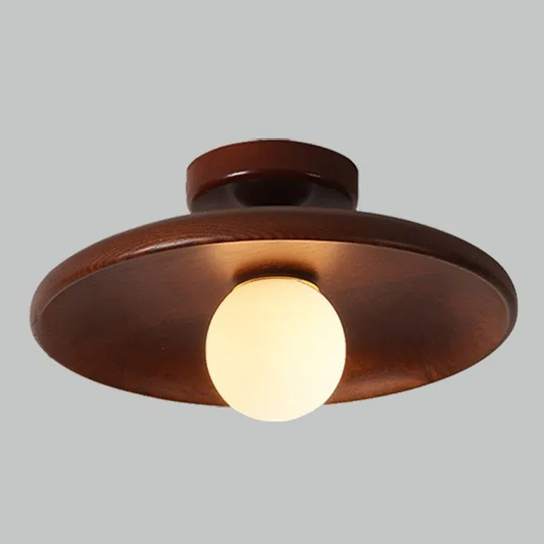 Flush Light For Kitchen Carins Wood Ip20 Led