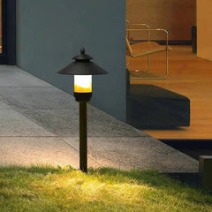 Black Post & Bollard Light Carins Metal Outdoor Ip65 Led