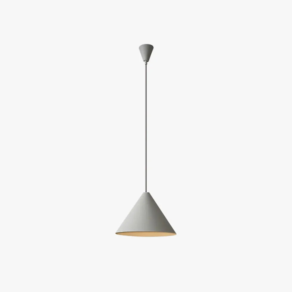 Grey Light Single Pendant For Kitchen Cone Carins Metal